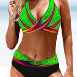 Eva - Bikini Coloré et Joyeux