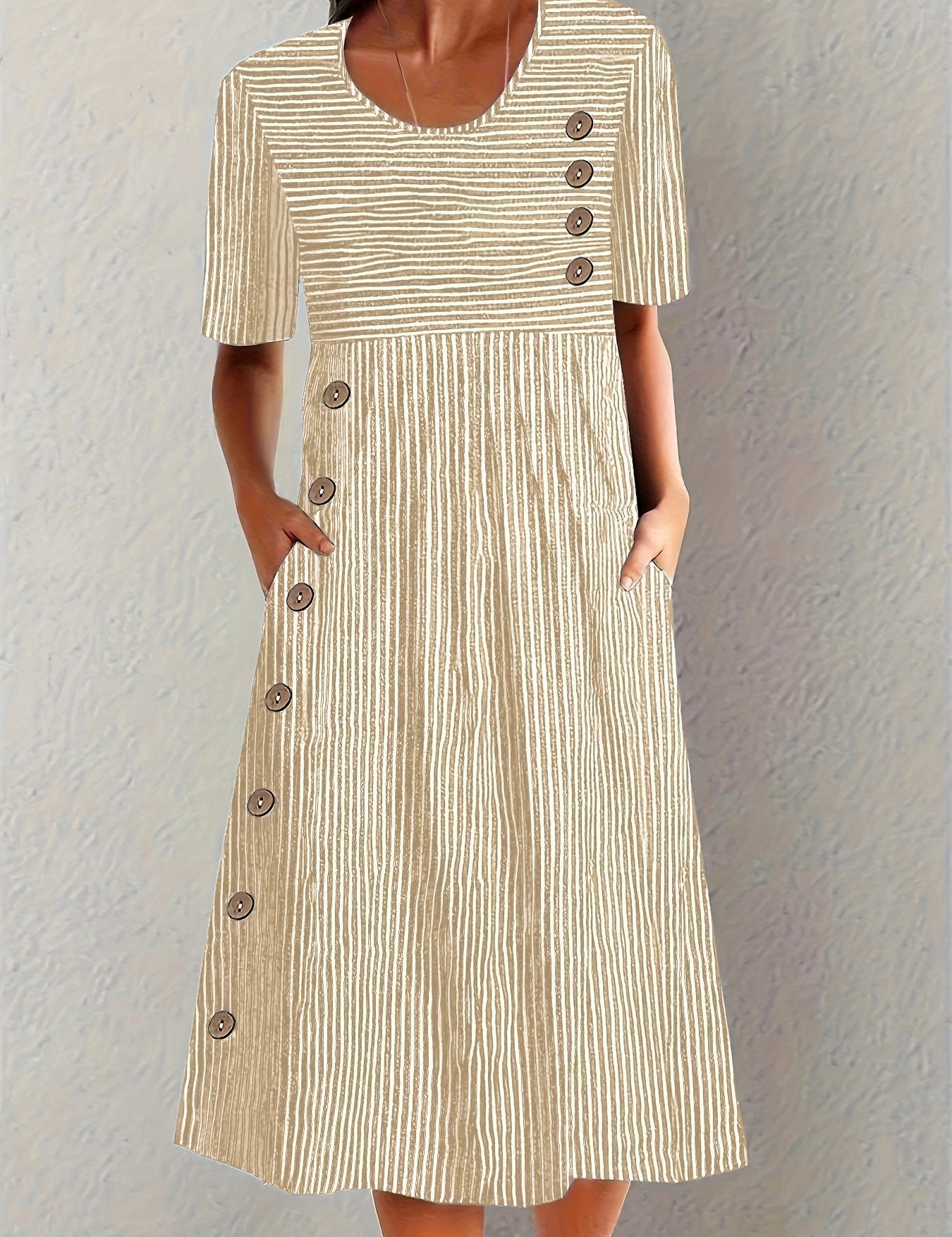Sofia™ | Robe d'Été Rayée