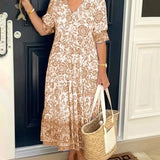 Keisha | Robe Maxi Florale à Col V