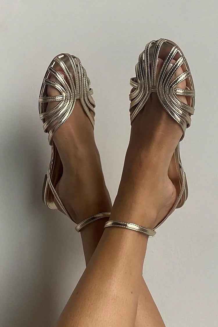 Vittoria™ | Sandales Bijou Dorées