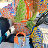 Josephine | Chemise Unique Colorée au Look Tropical
