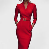 Carla™ | Robe élégante avec ceinture