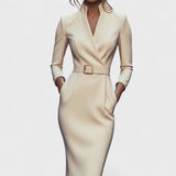 Carla™ | Robe élégante avec ceinture
