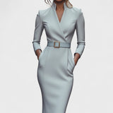 Carla™ | Robe élégante avec ceinture