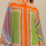 Josephine | Chemise Unique Colorée au Look Tropical