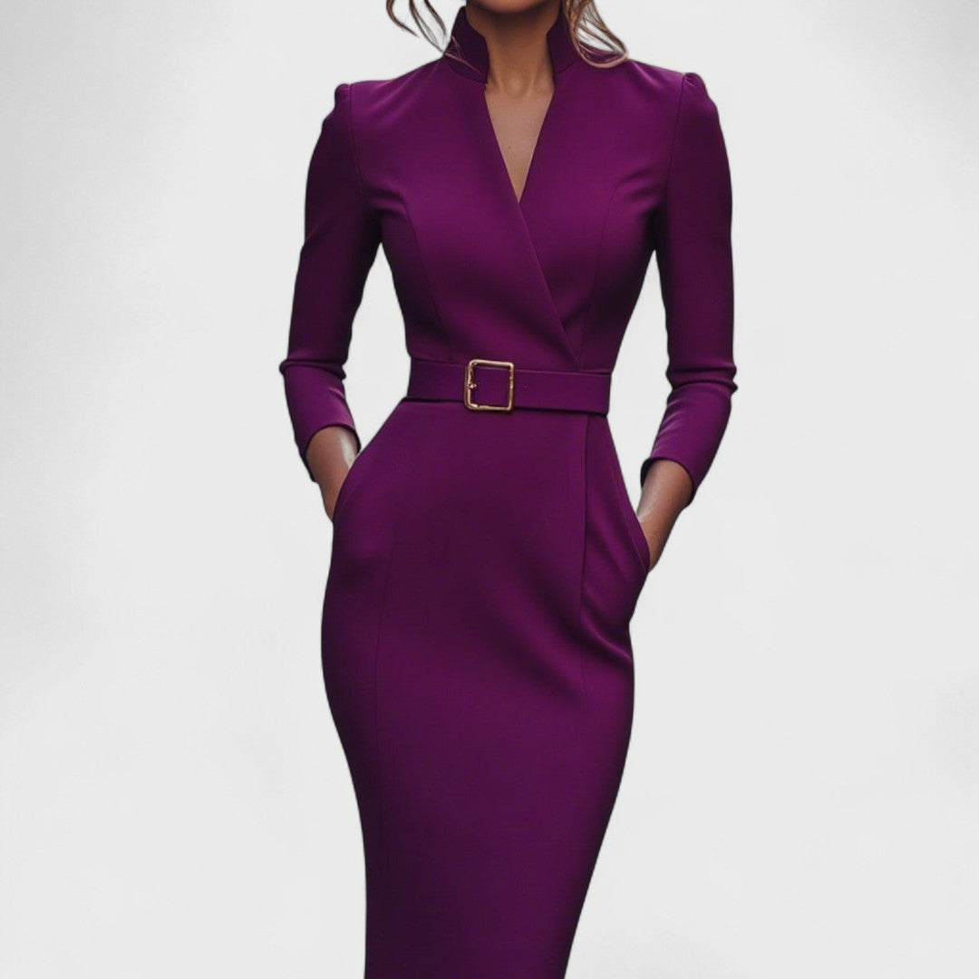 Carla™ | Robe élégante avec ceinture