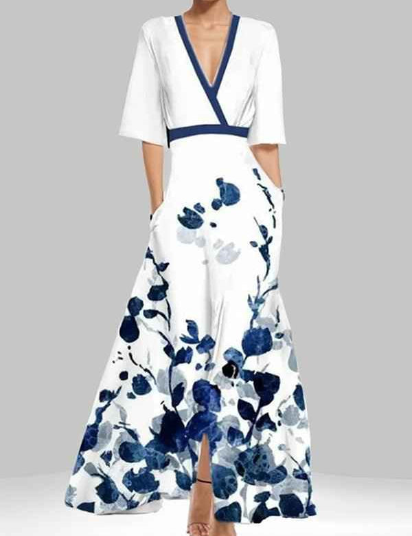 Lea | Robe Maxi Midi Élégante et Glamour Bordeaux