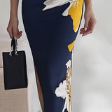 Lily | Robe Midi Élégante pour Festival Glamour de Plage