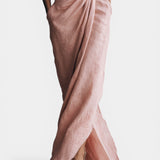 Sidonie | Robe Maxi Minimaliste Rose