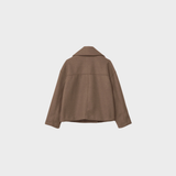 Aria | Manteau Court en Laine pour l'Hiver