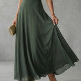 Juin | Robe Midi Drapée à Epaule Dénudée