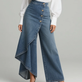 Audrey™ | Pantalon en denim avec nœud