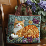 Sac Artisanal - Chat Orange Heureux