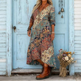 Teresa™ | Robe ethnique à manches longues