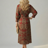 Lune | Robe Midi Wrap Naturelle