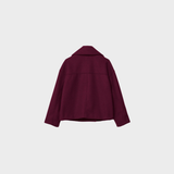 Aria | Manteau Court en Laine pour l'Hiver