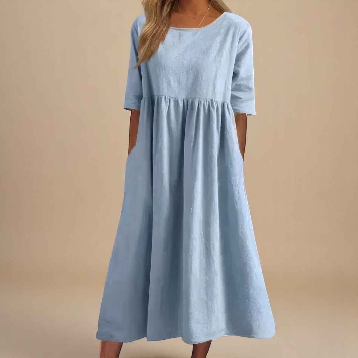 Robe Aérée En Coton Doux