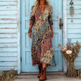 Teresa™ | Robe ethnique à manches longues