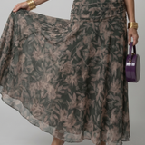 Calen | Robe Midi Décontractée à Épaules Dénudées
