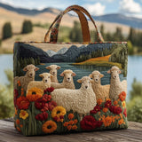 Sac Artisanal - Moutons Près du Lac