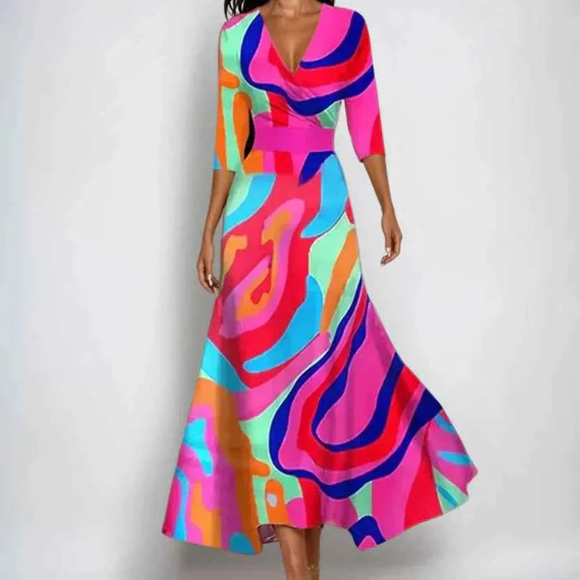 Emily - Robe Florale de Luxe