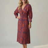 Lune | Robe Midi Wrap Naturelle