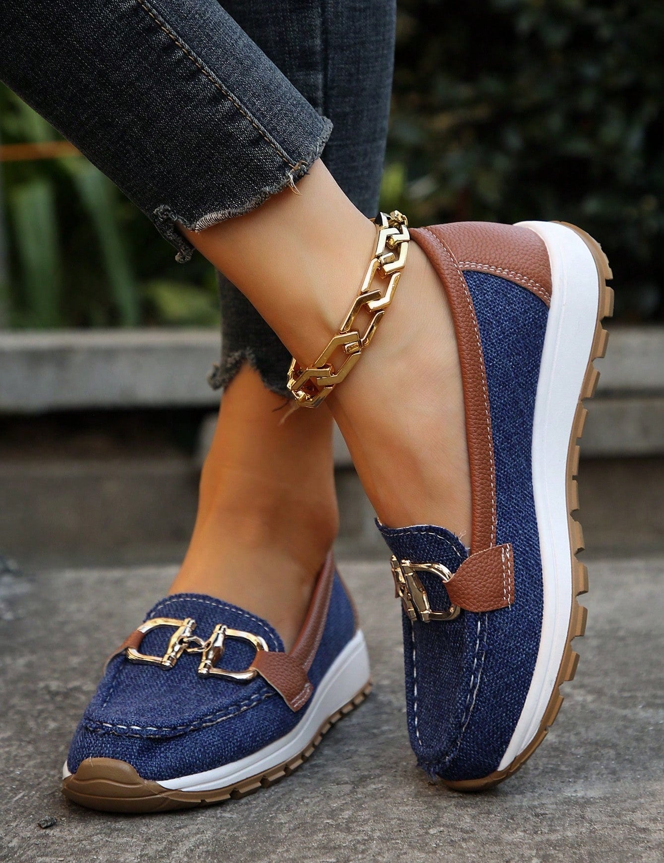 Elisa - Mocassins avec Boucle Plate