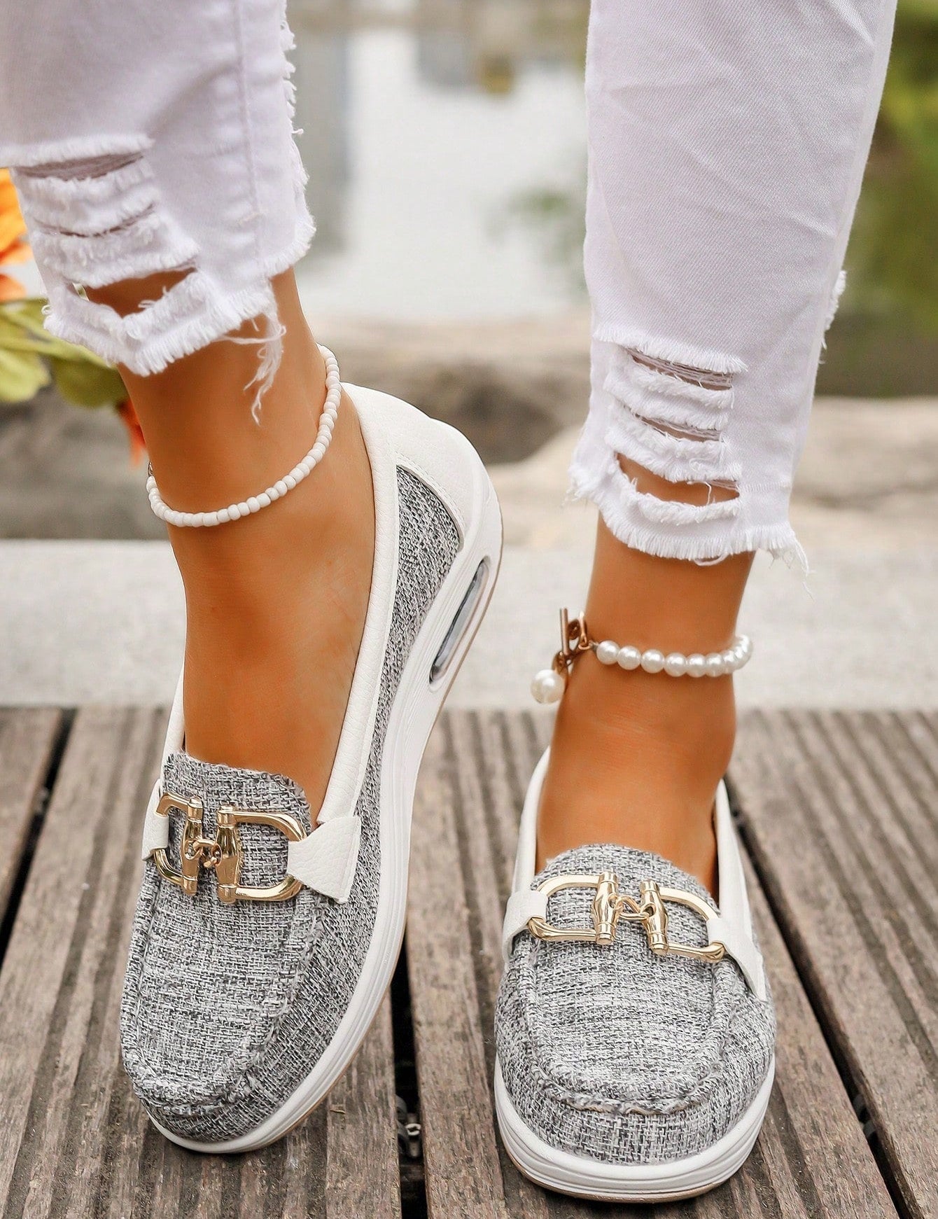 Elisa - Mocassins avec Boucle Plate