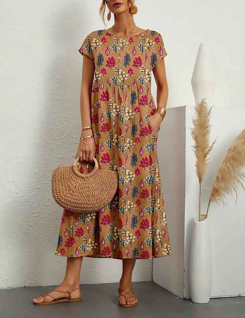 Gia - Robe Florale Élégante