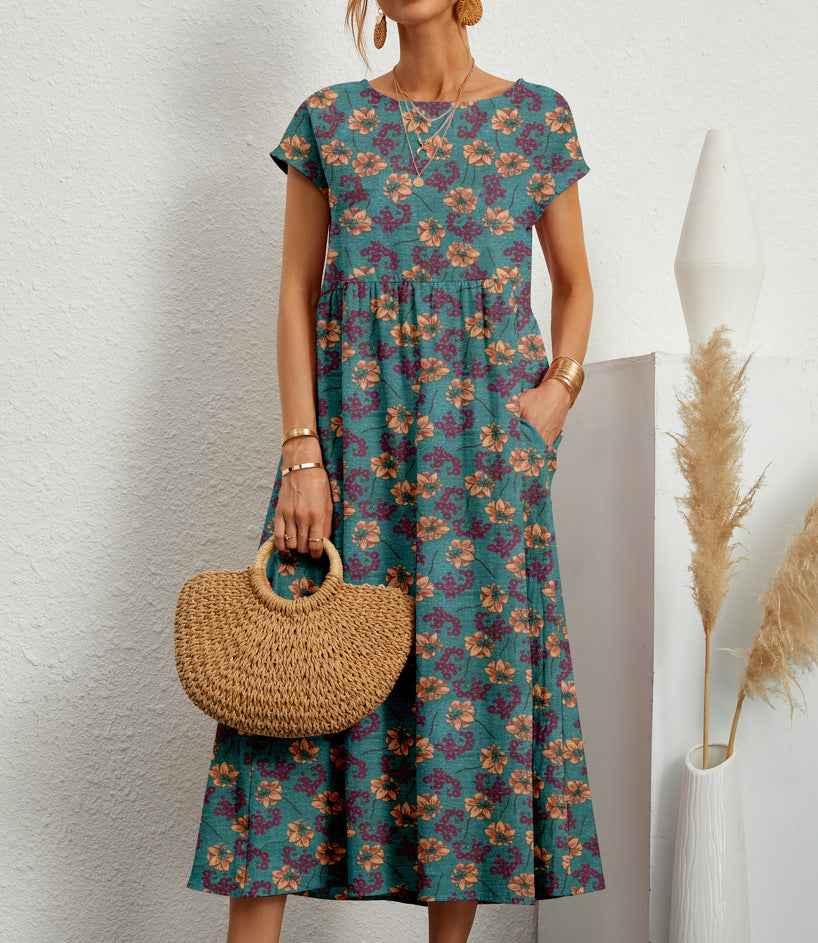 Gia - Robe Florale Élégante