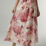 Sylin | Robe Midi à Encolure Halter Froncée