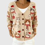 Laoise| Cardigan Doux en Maille avec Boutons