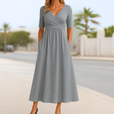 Veronica™ | Robe midi élégante avec charme intemporel