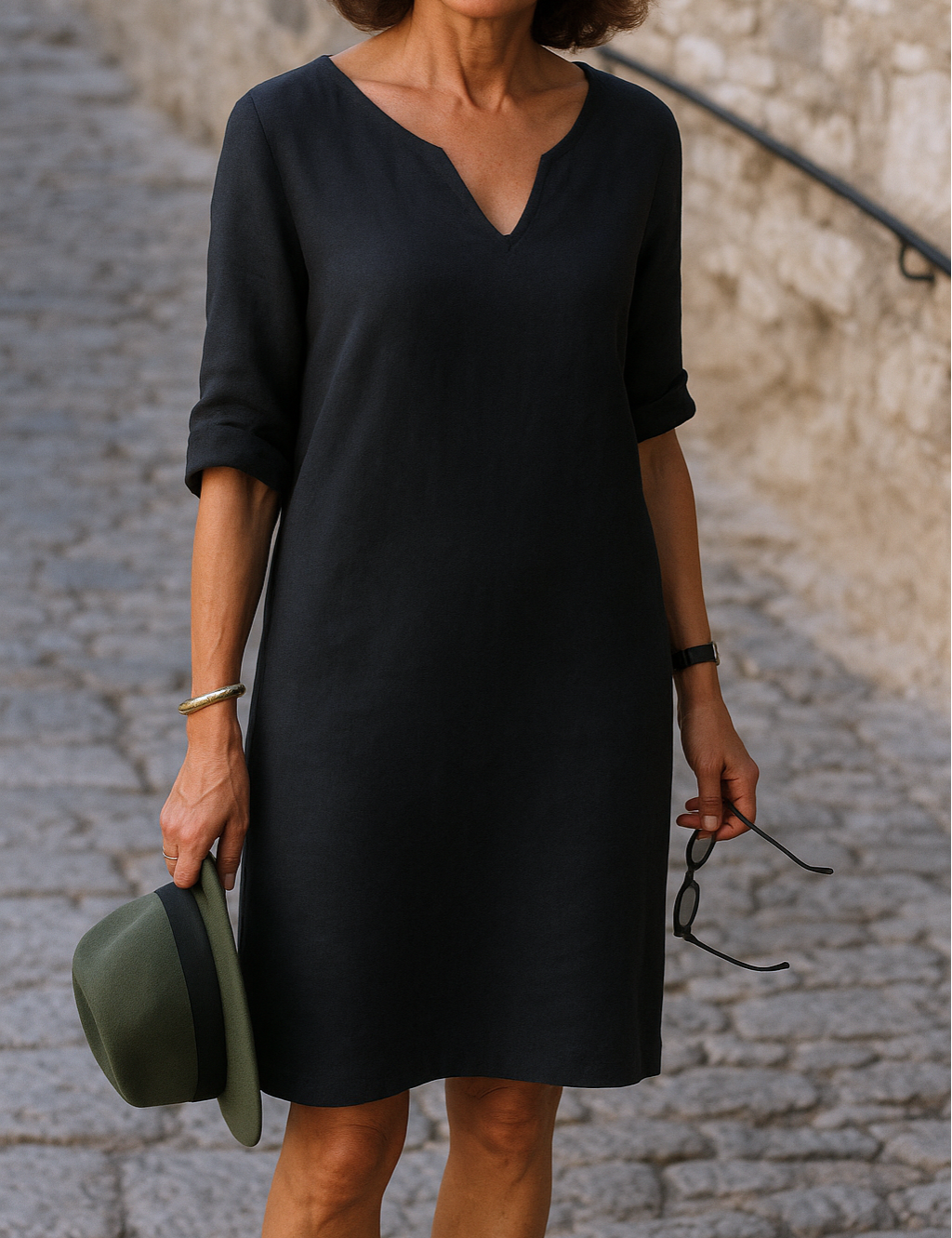 Rita™ | Robe élégante avec décolleté en V.