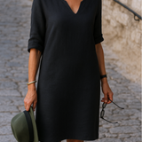 Rita™ | Robe élégante avec décolleté en V.