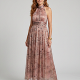 Imogen | Robe Midi Sans Manches à Fini Texturé