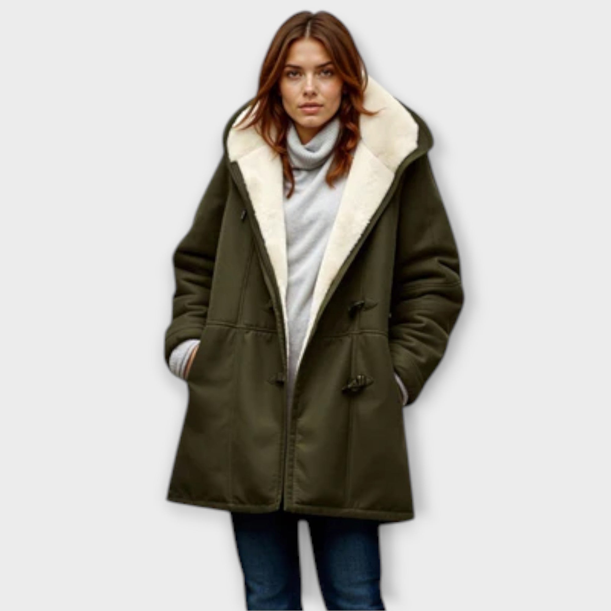Antonia – Manteau Doublé en Fourrure
