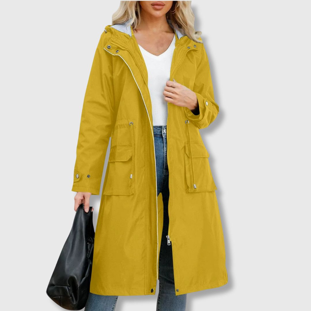 Julia | Manteau Trench Élégant avec Capuche