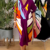 Rosaline - Robe Décontractée Colorée