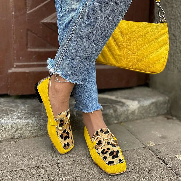 Mocassins Imprimé Animal Femme | Modernes Printemps Été