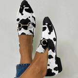 Mocassins à Boucle Dorée Femme | Classiques Élégants Printemps