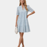 Garance | Robe mini brodée