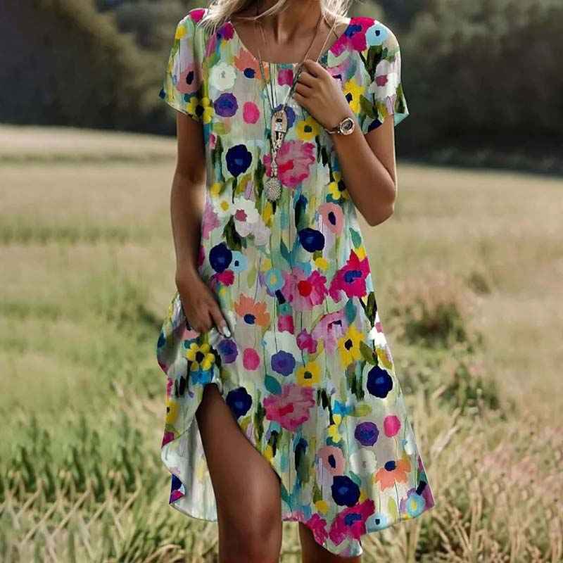 Leah - Robe Fleurie Estivale