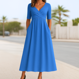 Veronica™ | Robe midi élégante avec charme intemporel
