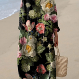 Jolena | Robe Printanière Aérée à Manches Longues