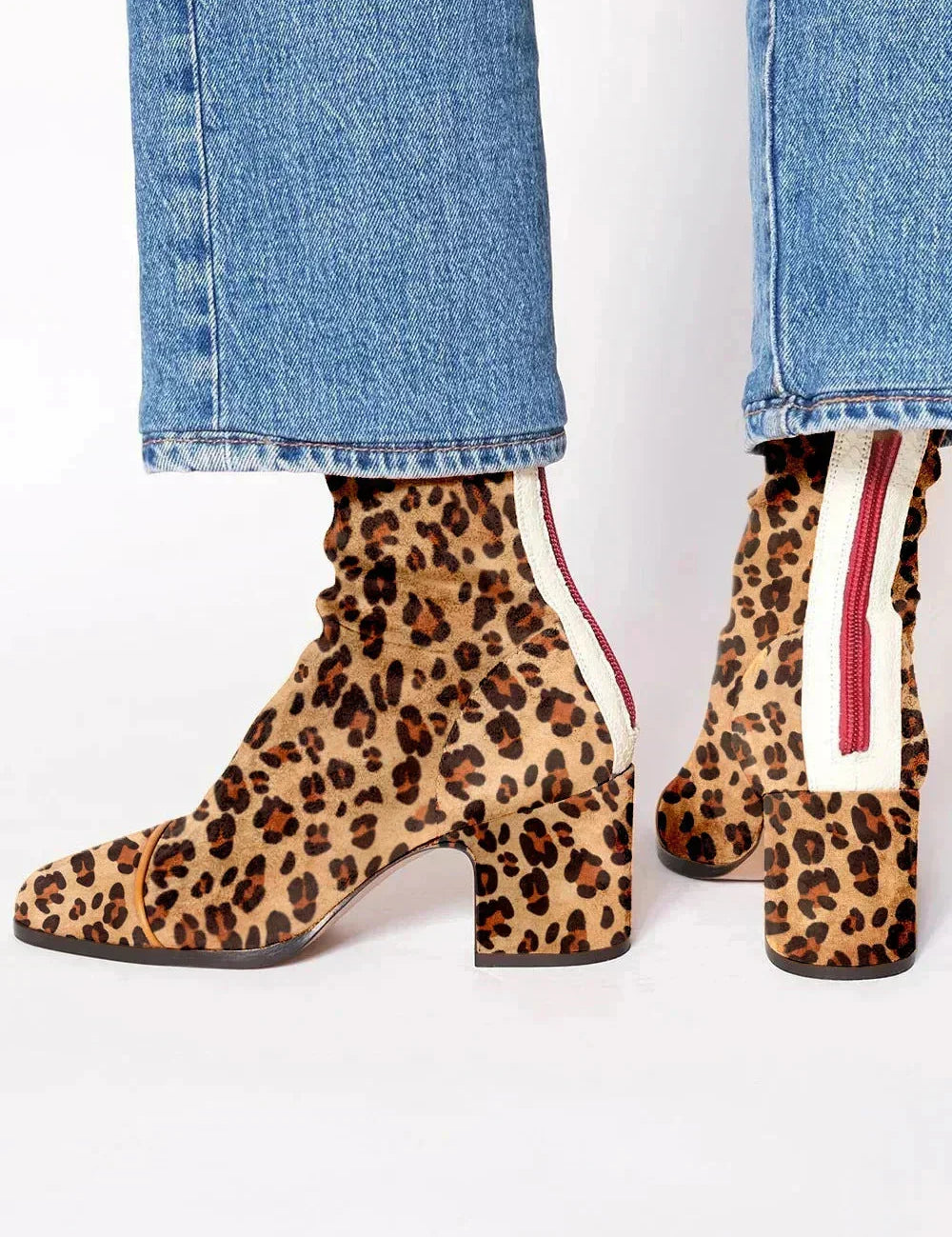 Alma – Bottines en daim à talon