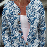 Teresa™ | Cardigan Vintage à Fleurs avec Boutons Avant