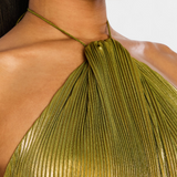 Martina™ | Robe de soirée élégante métallisée