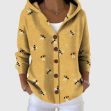 Aoife | Cardigan à Capuche en Maille Confort