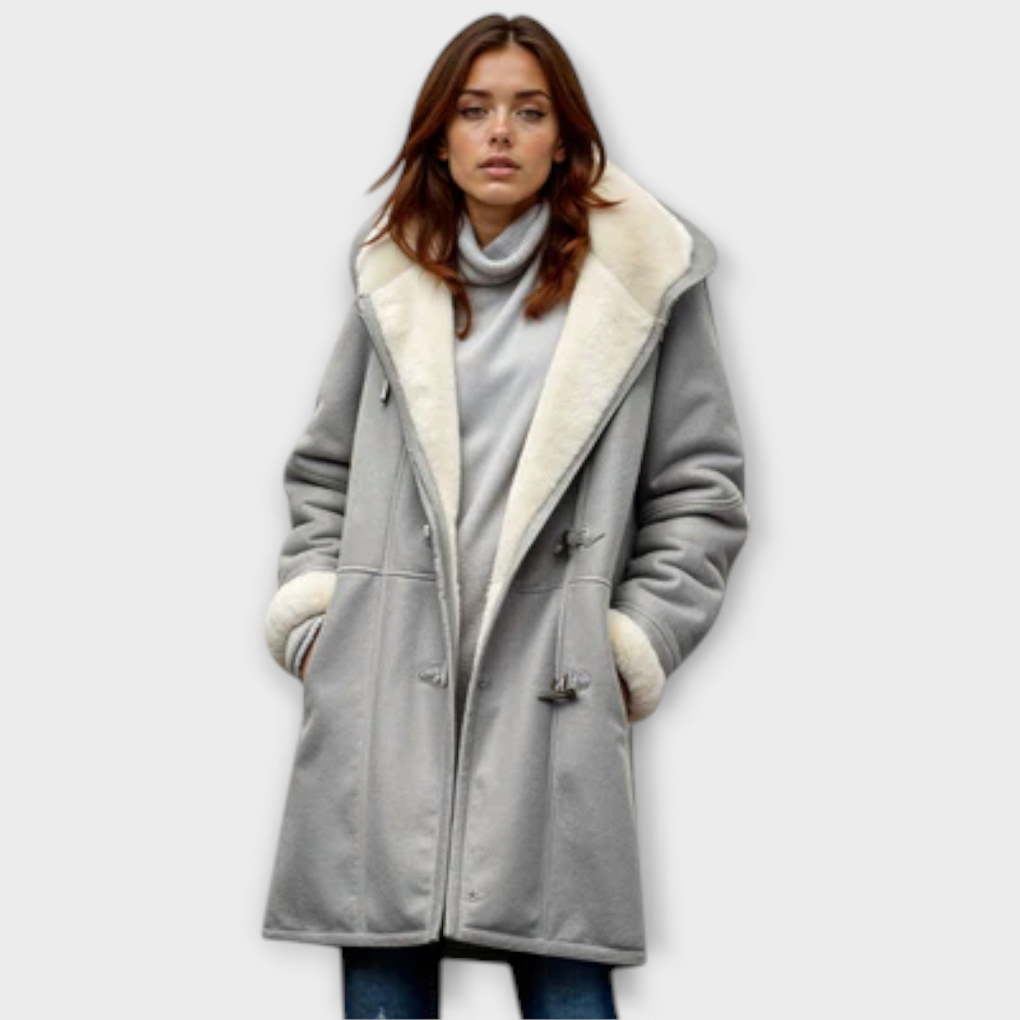 Antonia – Manteau Doublé en Fourrure
